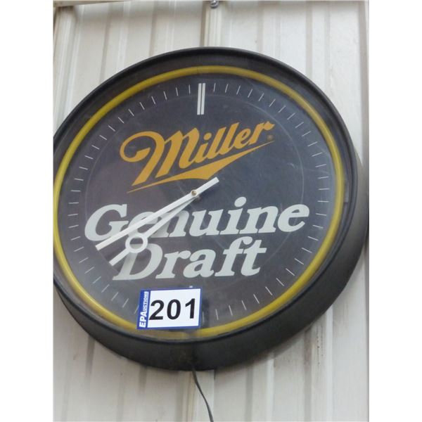 Miller Genuine clock, working