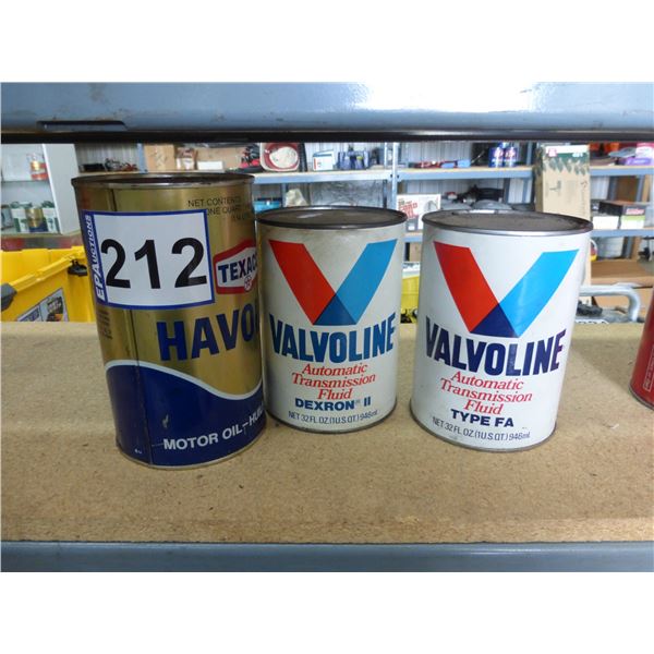 (So much each x 3) 3- Havoline quarts (full)