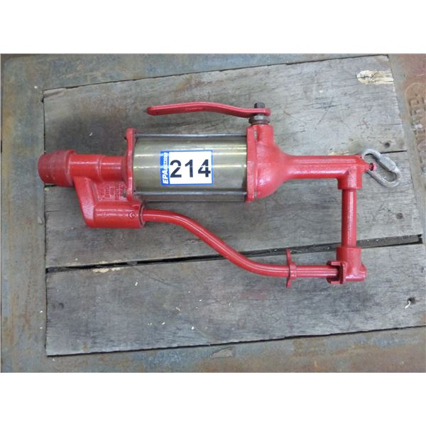 Red lubester pump (not seized)