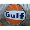 Image 2 : Gulf, double sided sign, approx. 74" x 68 1/2"