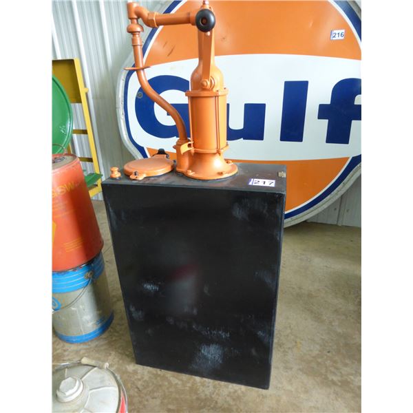 Orange & Black oil dispenser