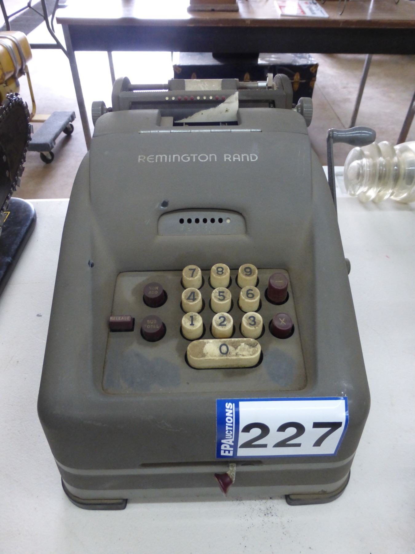 Remington adding machine