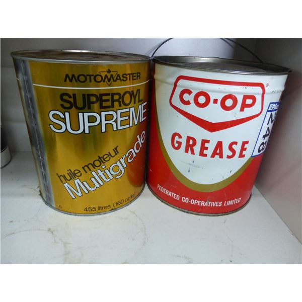 Full gallon of grease & supreme oil