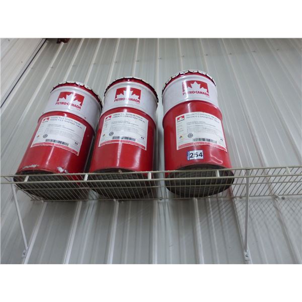 3- Petro Canada drums, approx.15-gal (sell all together)