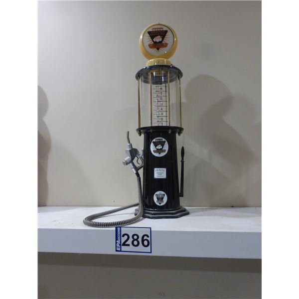 21" Aviation gasoline visible gas pump