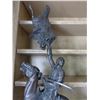 Image 2 : Bronze Native American + Horse, 35"H x 20"L x 8"D