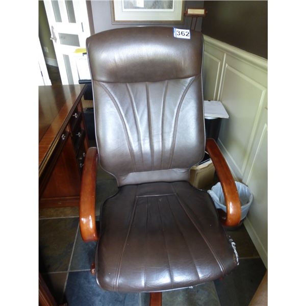 Office chair, leather