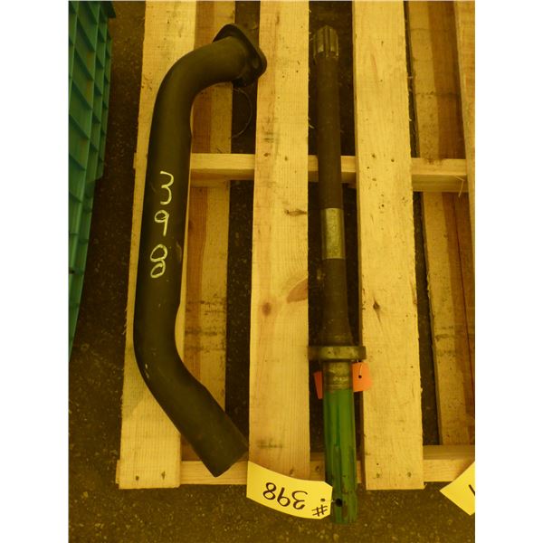 PTO shaft & exhaust pipe JD Model G