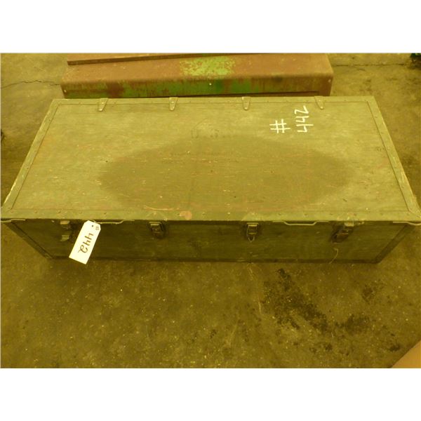 Wood box, 50"x 22" x 12"