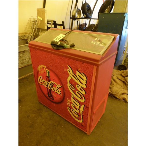 Coke Machine, 34"L x 39 1/2"Hx 16"