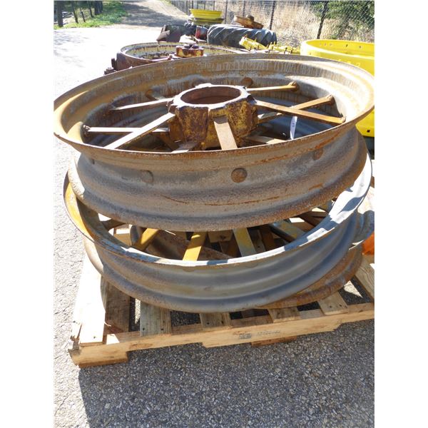 Flat spoke wheels JD Model A