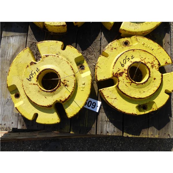 2- Wheels weights JD Model M