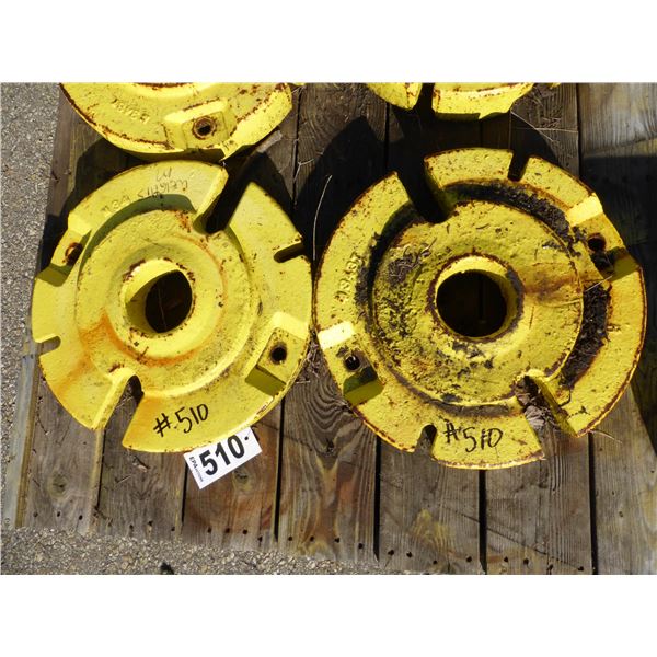 2- Wheels weights JD Model M