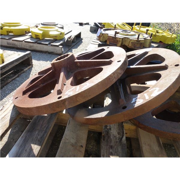 2- JD inner wheel hubs Model D