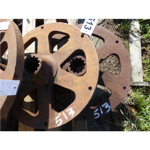 2- JD inner wheel hubs Model D