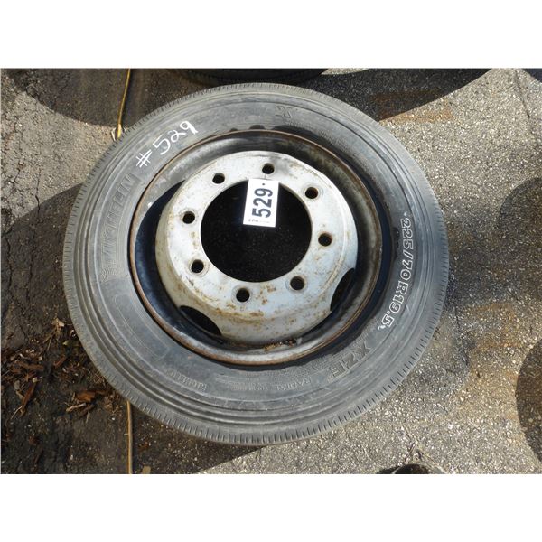 Wheel & tire for GMC top kick or Kodiak 5500 series, 225/70/R19.5