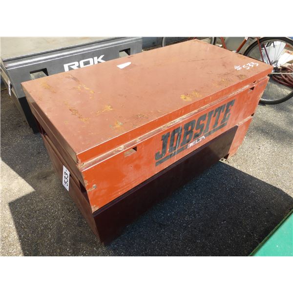Jobsite job box 48"L x 28"H x 24"W