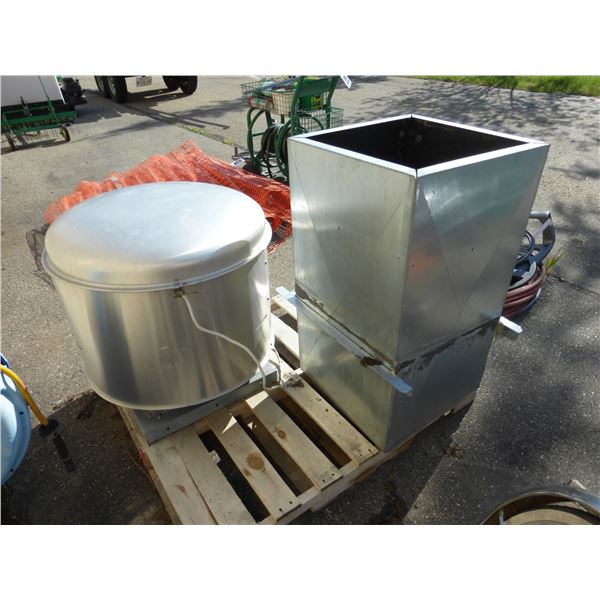 Centri master ventilator and ducting