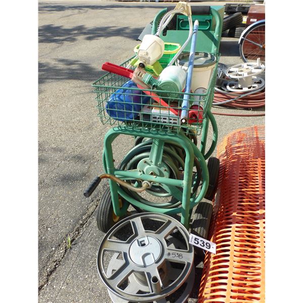 Hose reel cart & access.