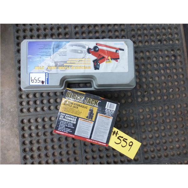 20 ton bottle jack & 2 ton floor jack (brand new)