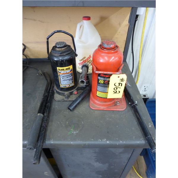 2- 20 ton bottle jacks