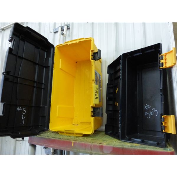 3- tool boxes