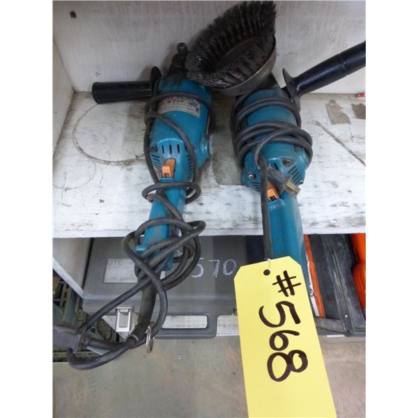 2- Makita grinders