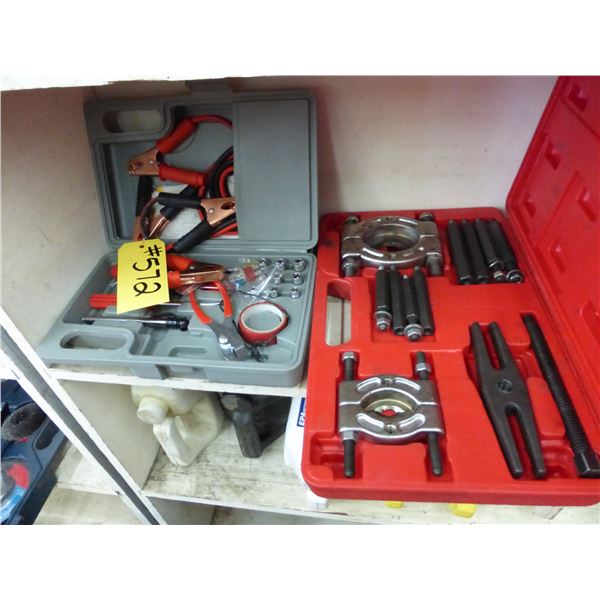 Booster cables and bearing reparation kit
