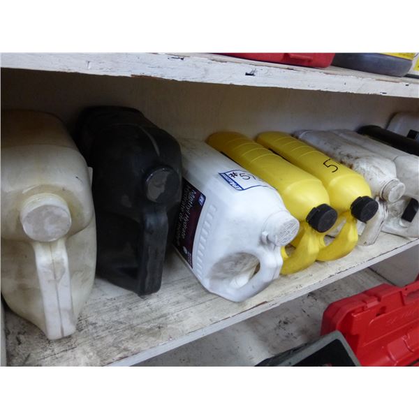 JD spray detergent, solvent, various oils and antifreeze