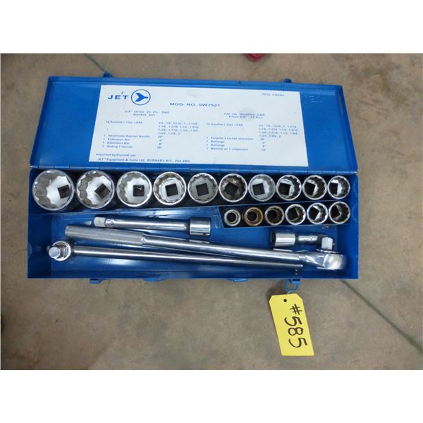 Jet 3/4" socket set