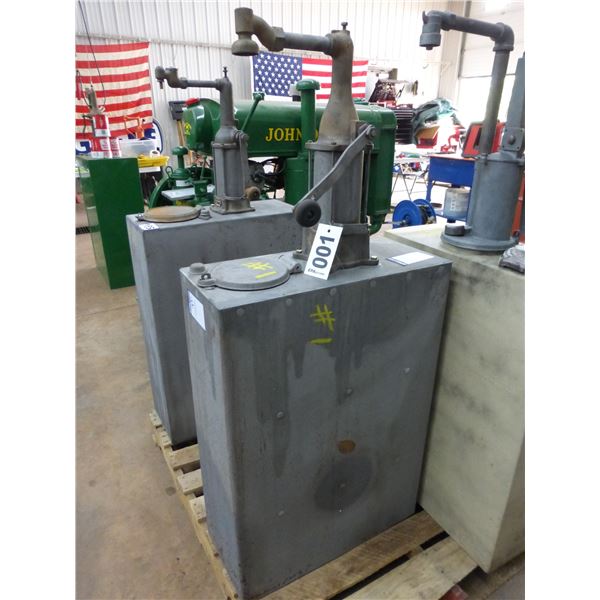 Lubester pump & tank,  approx. 23" x 32" x 10"