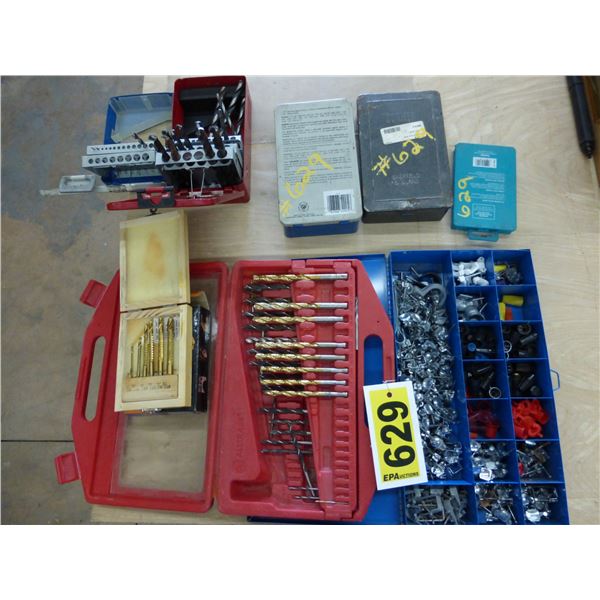 Qty of drill bits and household elec. Supplies