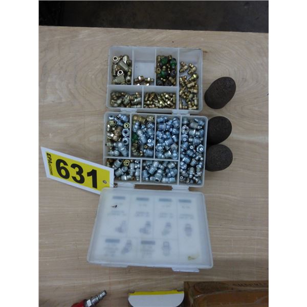 Qty of grease nipples and grinding stones