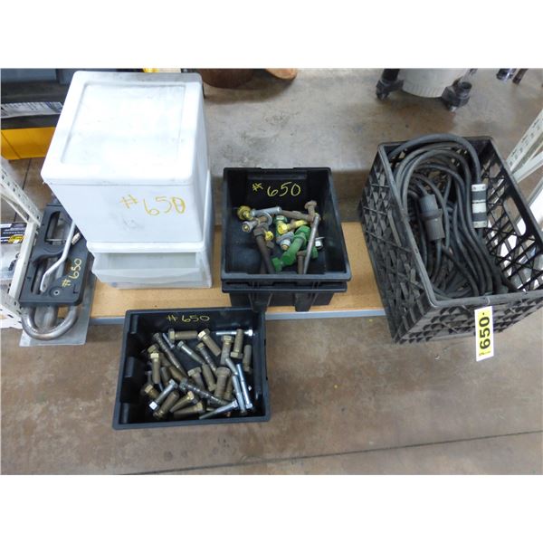 Elec. Cords, nuts/bolts, BBQ burner etc.