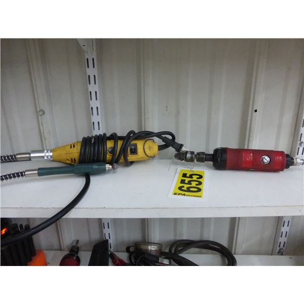 Pneumatic die grinder, elec. Die grinder