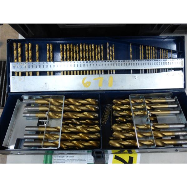 Greenlee knockout kit and drill bits