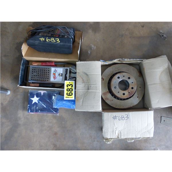 Battery tester, 24V battery charger, Volvo 740, 760, 940, 960 Rotors