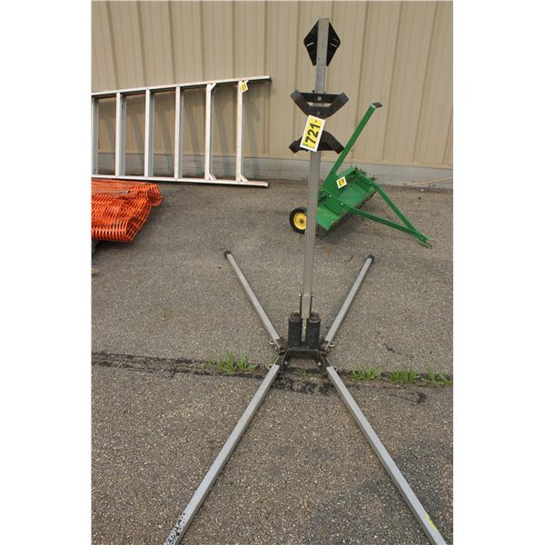 Alum. Folding sign stand