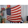 Image 1 : American flag, approx. 54" x 90"