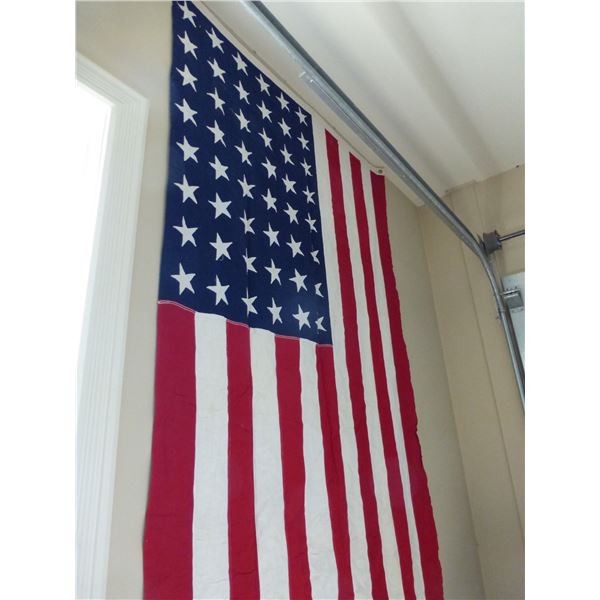 American flag, approx. 54" x 108"