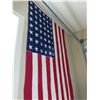 Image 1 : American flag, approx. 54" x 108"