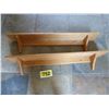 Image 1 : 2- Oak shelves, 36" x 5 1/2"