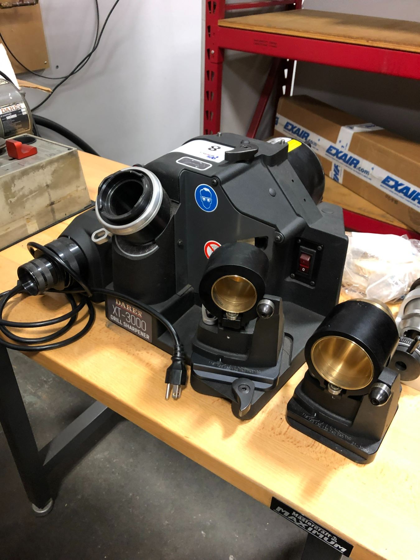 DAREX XT-3000 DRILL SHARPENER WITH ASSORTED TOOLING - Able Auctions