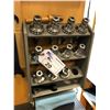 Image 2 : LOT OF 35 ASSORTED CAT40 MILLING CHUCKS