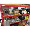 Image 2 : 3 SHELVES OF ASSORTED ALUMINUM, METAL AND PLASTIC STOCK AND CUTS