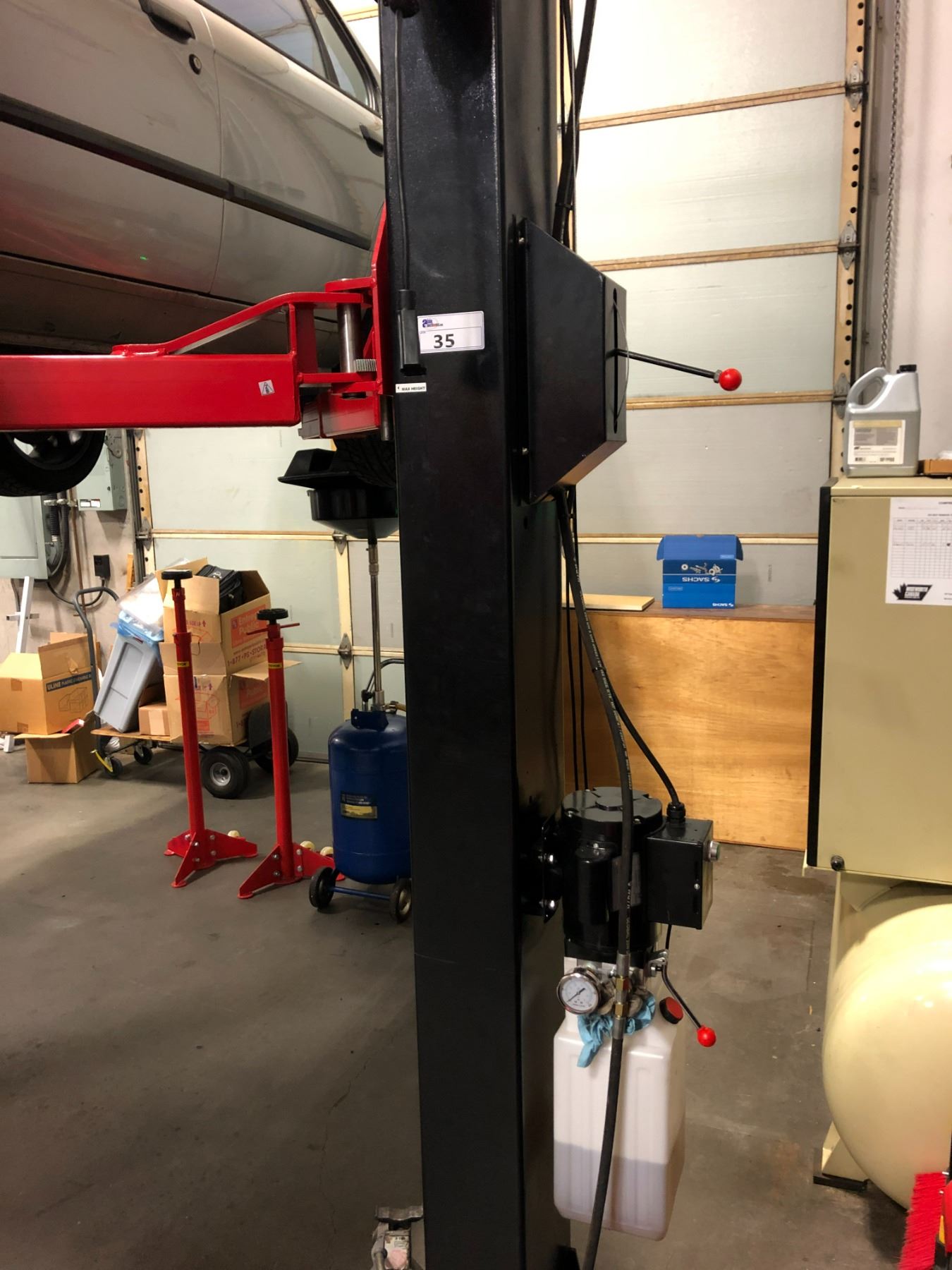Ao2 Hoist CAEL 2 POST 4 POINT 10,000LBS CAPACITY 220V SINGLE PHASE HYDRAULIC ...