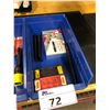 Image 1 : BIN OF ASSORTED SANDVIK BORING BARS, EXTRA LONG INSERT CUTTER AND NINE9 ENGRAVING CUTTER WITH