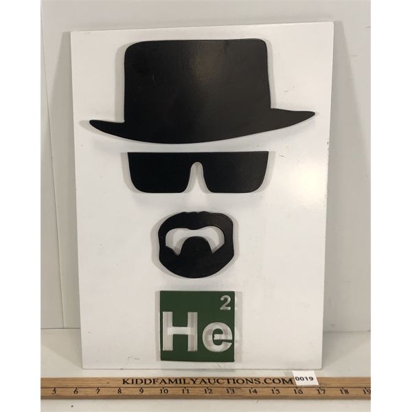 DIECUT 3 DIMENSIONAL BREAKING BAD METAL SIGN Kidd Family Auctions Diecut 3 dimensional breaking bad metal sign kidd family auctions
