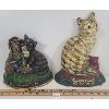 Image 1 : LOT OF 2 - CAT CAST IRON DOOR STOPS