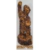 Image 1 : CARVED WOODEN BEAR STATUE 